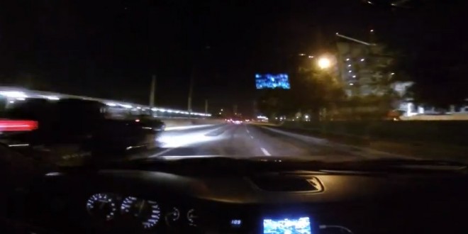 Un brésilien pensait être rapide au volant de sa voiture (Sao Paulo)