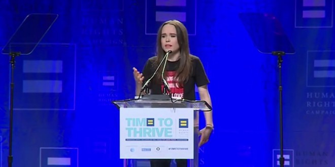 L’actrice Ellen Page fait son coming out
