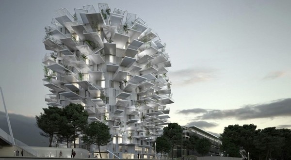 Un immeuble en forme d’arbre à Montpellier