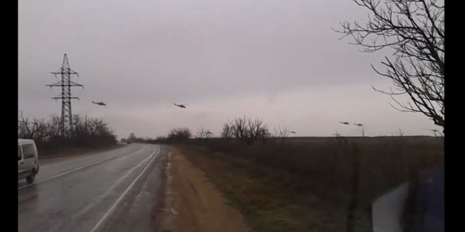 Des hélicoptères russes en Ukraine