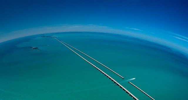 Le Seven Mile Bridge, dans les Keys de Floride 