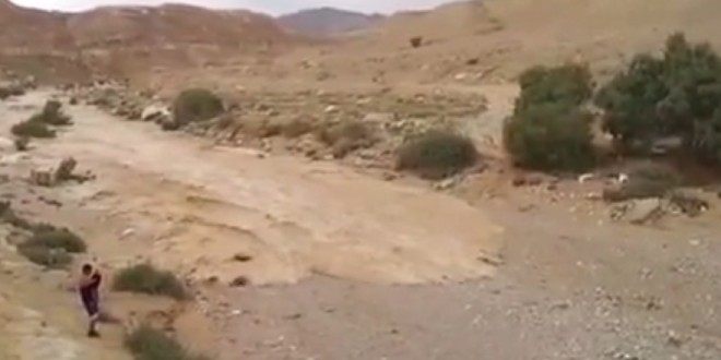 Une rivière réapparaît dans le désert israélien