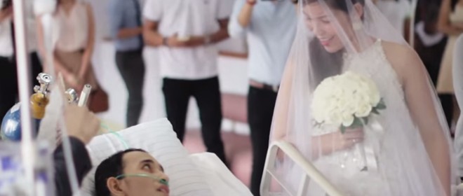 Il se marie à l’hôpital avant de mourrir