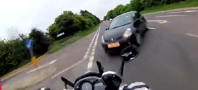 Les dernièrs moments d’un motard