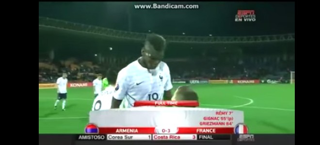 Paul Pogba humilié par un fan France VS Arménie