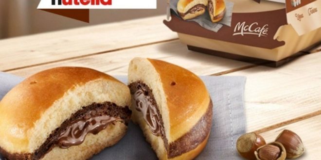 Food Buzz : McDo lance un burger au Nutella : le sweety con Nutella !
