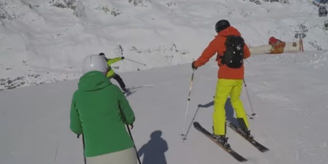 Vidéo : Une descente de ski de fou !